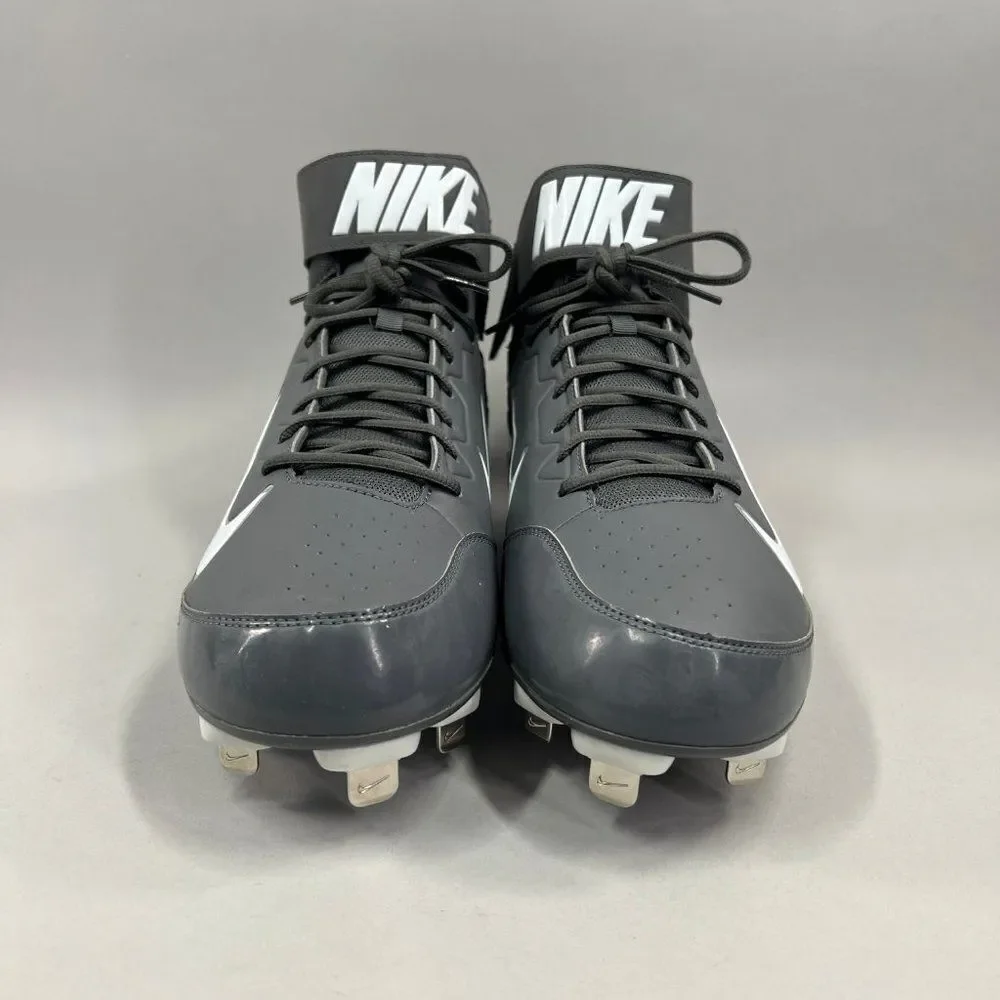 Nike Huarache Strike‎ Mid Baseball Cleats Men's Size 16 Grey Metal Performance